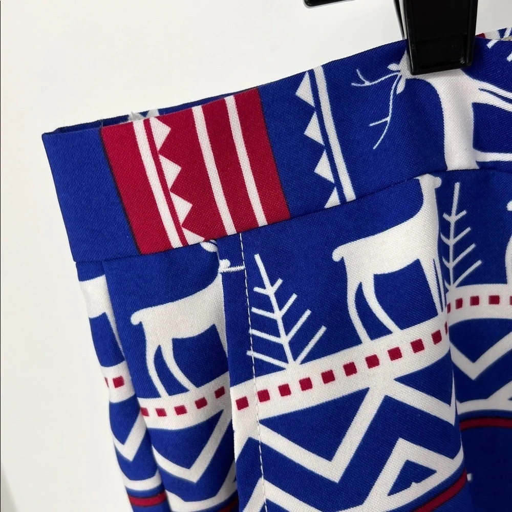 OppoSuits Blue and Red Festive Christmas Pants men’s 48